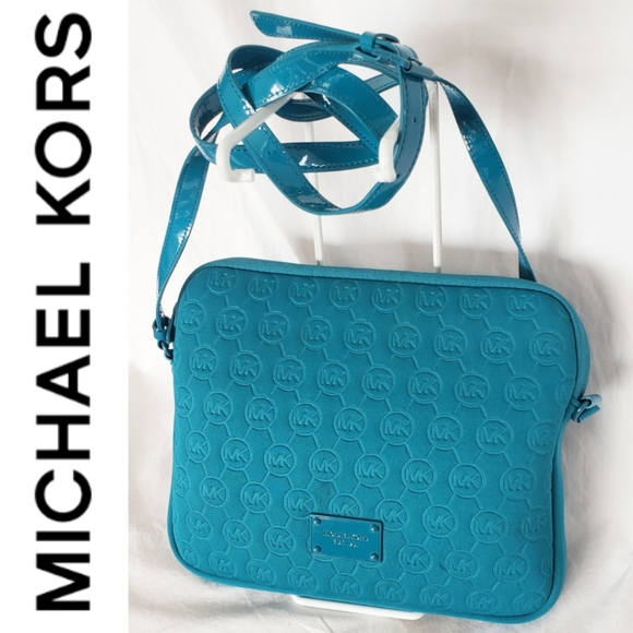 Michael Kors Handbags - Michael Kors Blue Turquoise Crossbody